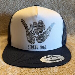 YUPOONG Shaka Stoked Yogi Trucker Hat